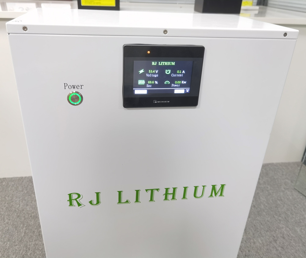 FOSHAN RJ ENERGY 48V 15.4kwh Lithium Solar Home Battery Backups 51.2v 300ah LiFePO4