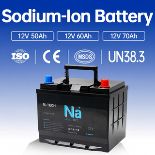 12V 90Ah 100Ah Sodium Ion Starter Battery DIN H8 Group 49 RHP Layout 0 0V Deep Discharge 10 Min Fast Charge Under-Hood Thermal Safe