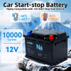 RJ TECH 12V 60Ah 70Ah 75Ah Sodium Ion Battery DIN H6 Group 48 RHP Layout 0 10000 Cycles -40C Cold Start Drop-in AGM Replacement Auto SLI