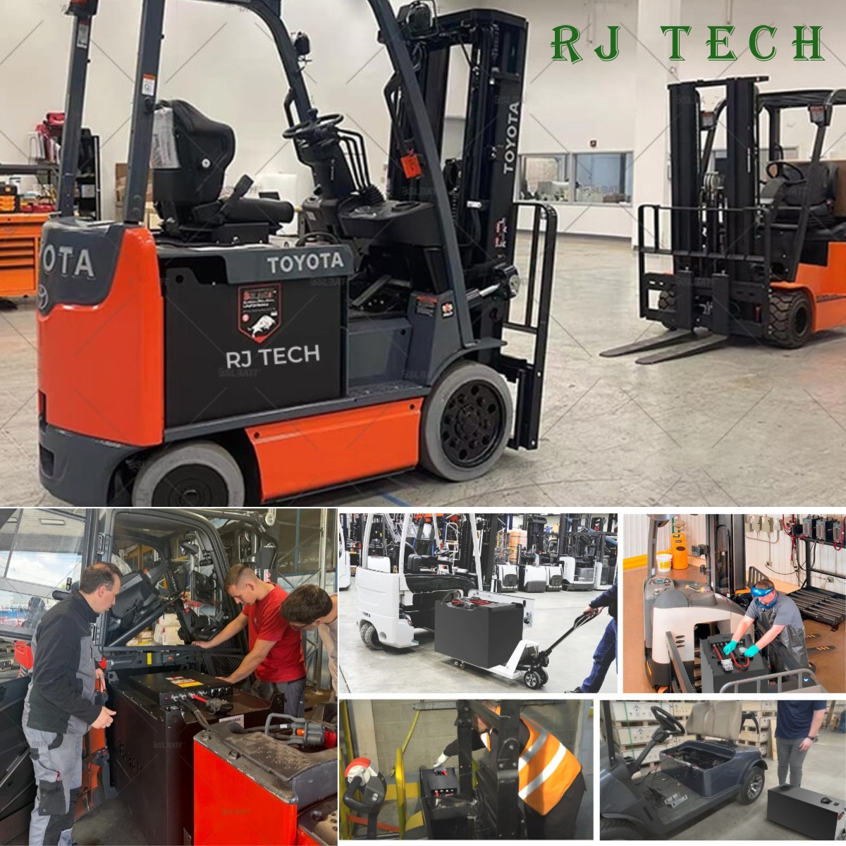RJ forklift battery projects
