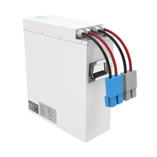 24V 50AH AGV LiFePO4 Battery Utility EV Material Handling Vehicles Robots Smart BMS 