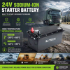 24V 200Ah Sodium ion Dual Battery Manufacturer High CCA Truck Cranking and Parking AC Power